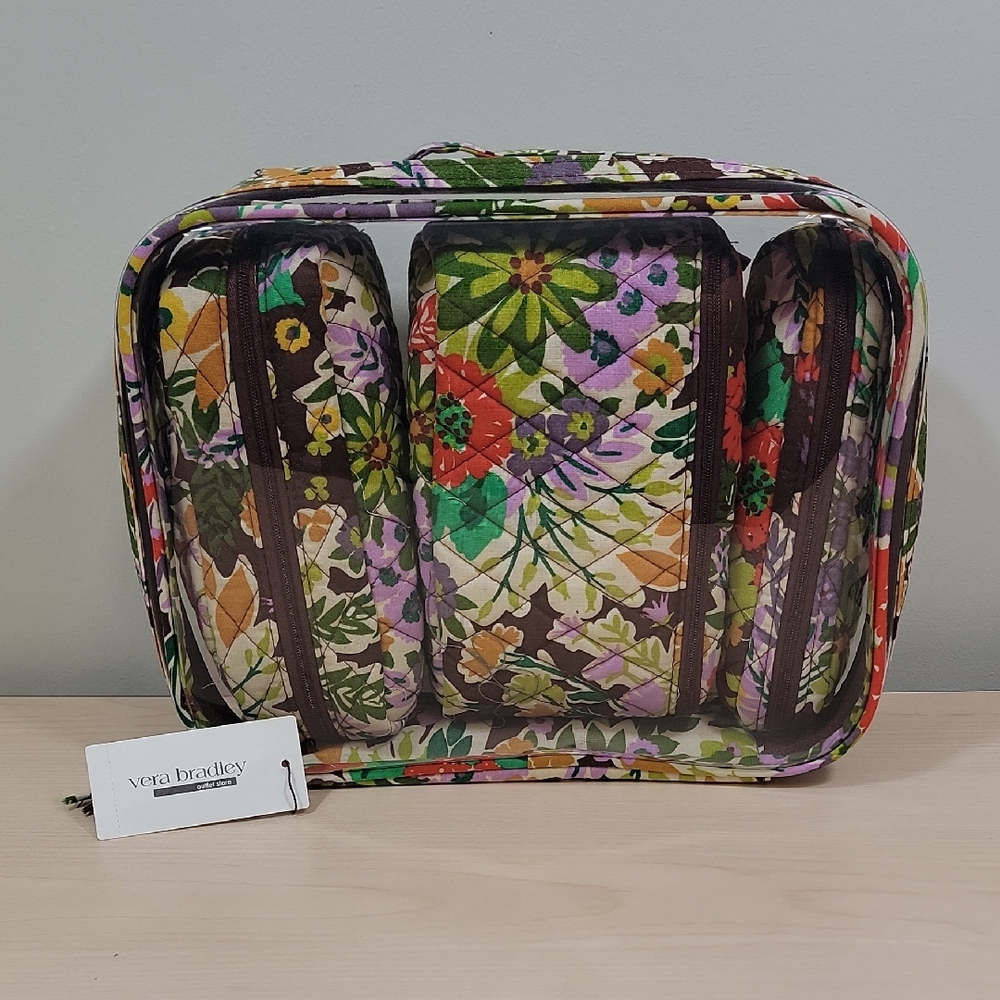 Vera Bradley Multicolor Floral Cosmetic Bag